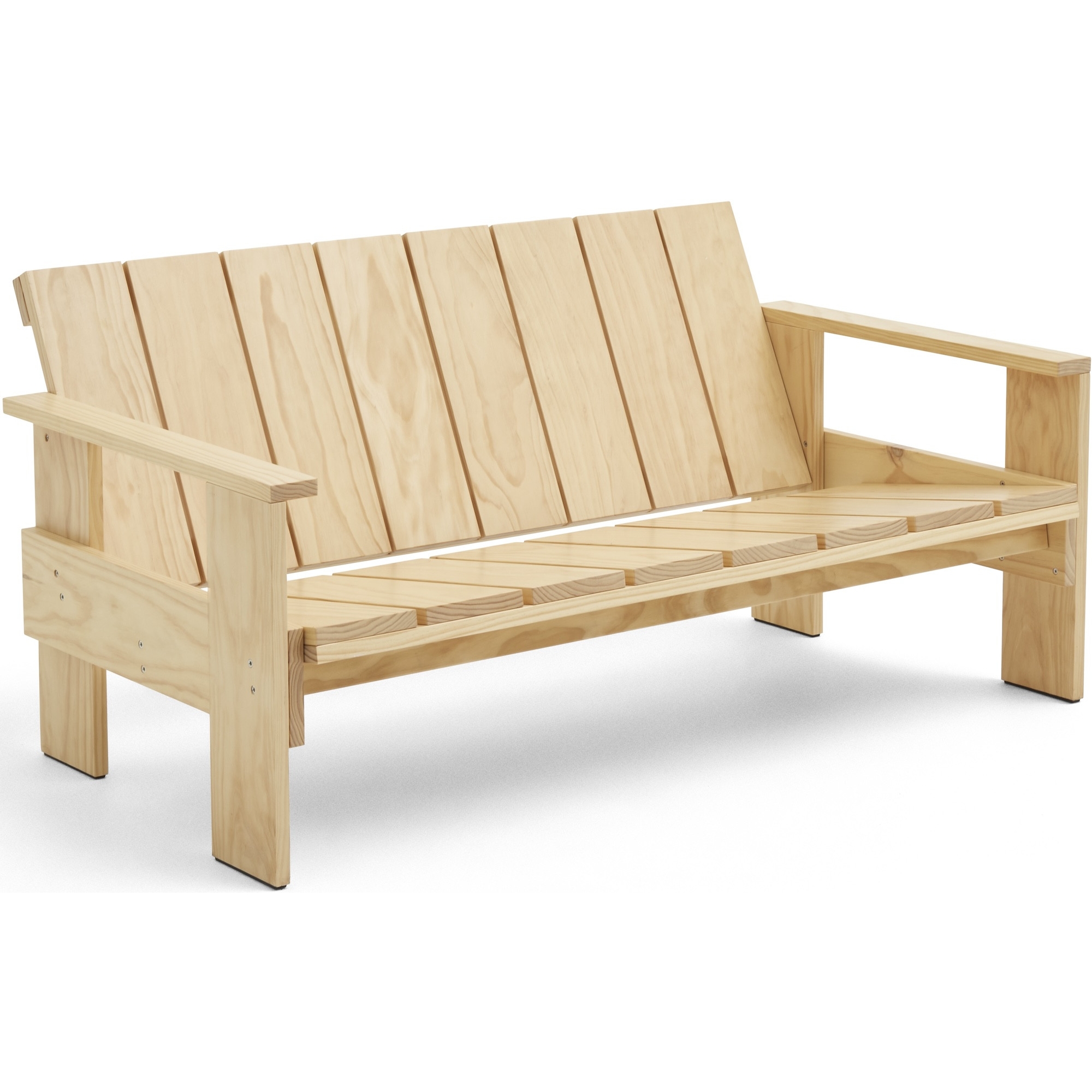 Banc Lounge CRATE – Pin naturel - HAY