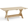 Table CRATE – 180 x 89,5 x H74,5 cm – Pin naturel - HAY