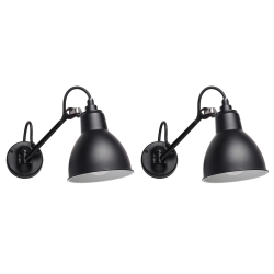 Black / Black – CL I – wall lamps Gras n°104 Bathroom Duo pack - DCW éditions