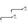 SOLD OUT - black / round polycarbonate - Gras 203 - wall lamps Pack Duo - DCW éditions