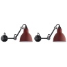 black / round red - Gras 204 - wall lamps Duo Pack - DCW éditions