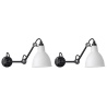 black / round polycarbonate - Gras 204 - wall lamps Duo Pack - DCW éditions