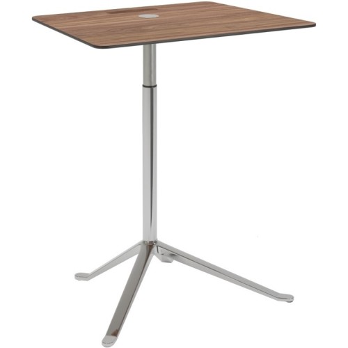 KS13 Little Friend Table (Adjustable height) – Walnut / Chromed - Fritz Hansen