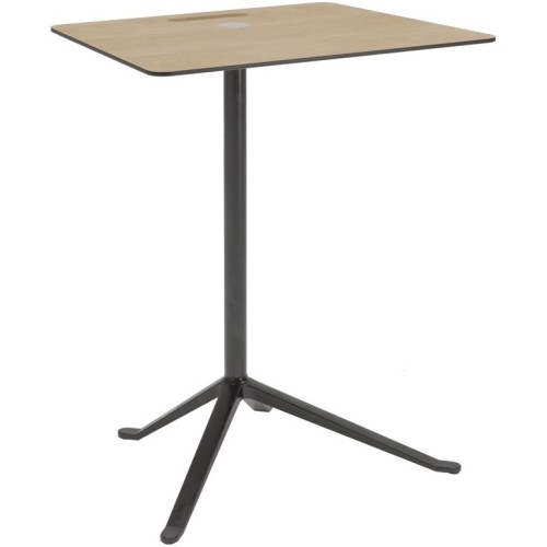 KS14 Little Friend table (Fixed height) – Oak / Black - Fritz Hansen