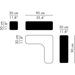 Canapé Alphabet – Dossier – PL90-90-30 - Fritz Hansen