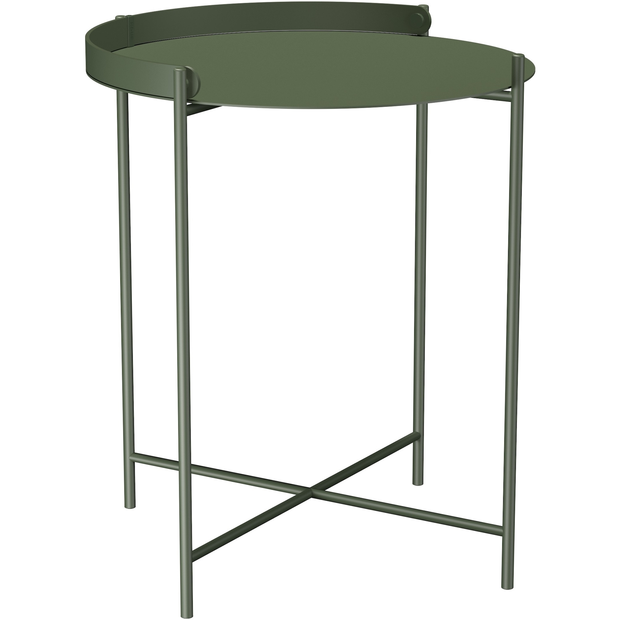 table Edge – Ø46 x H50 cm – vert olive (4949) – Houe