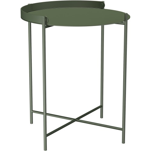 Edge table – Ø46 x H50 cm – olive green (4949) – Houe