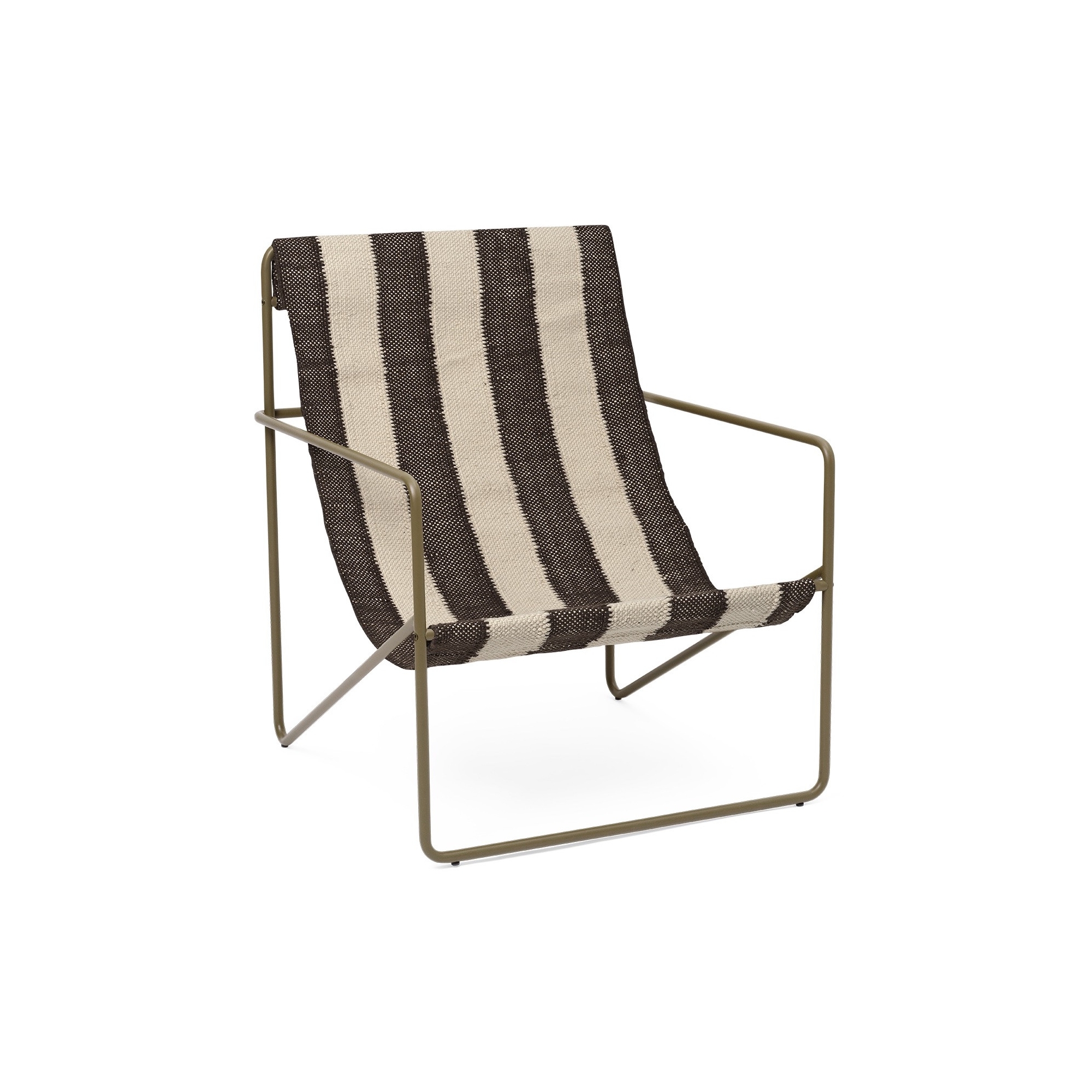 Desert Adult chair – Off-white/chocolate – Olive - Ferm Living