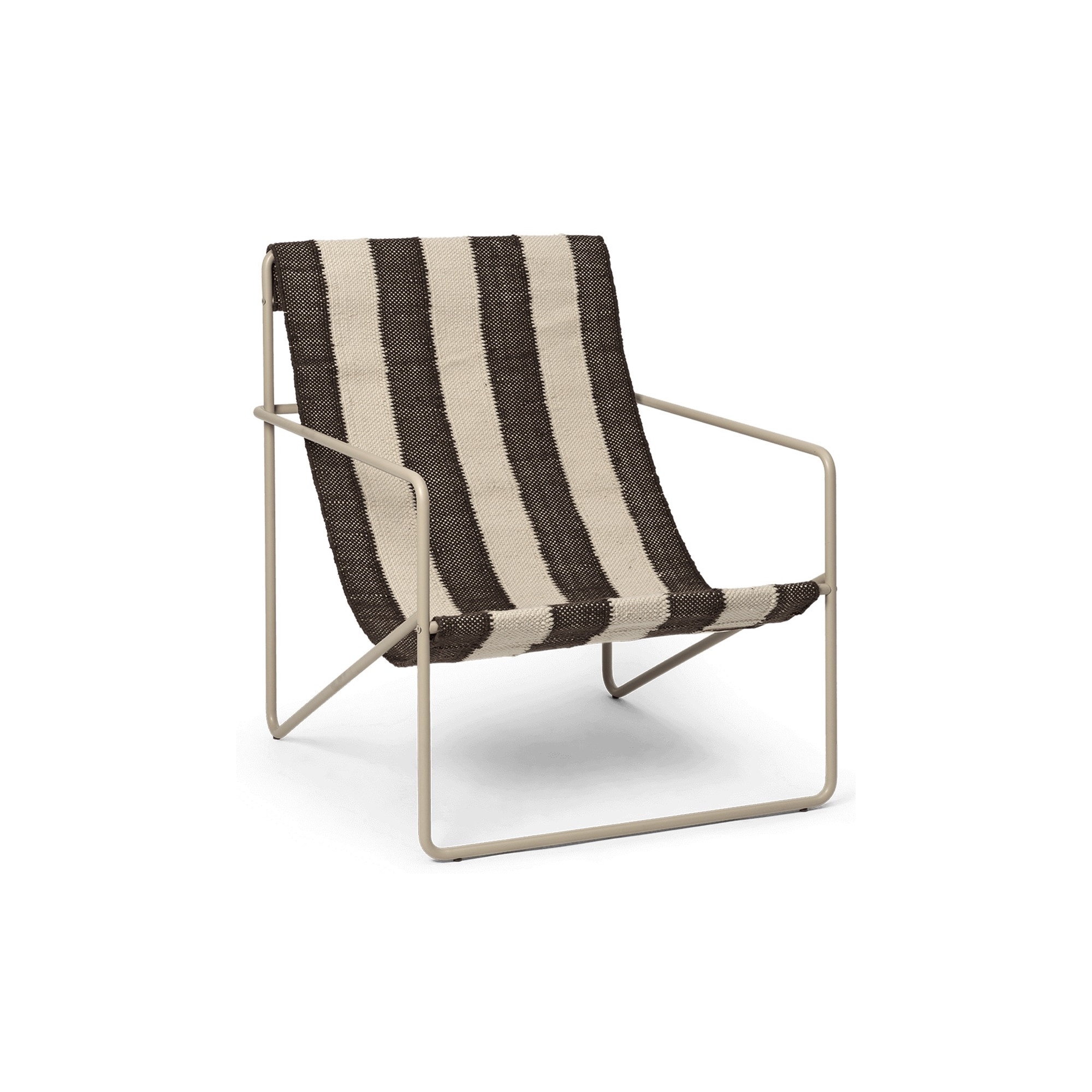 Fauteuil adulte Desert – blanc-cassé/chocolat – cachemire - Ferm Living