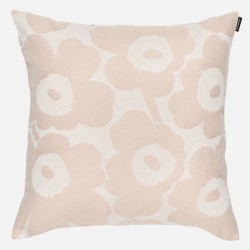 Housse de coussin 47x47cm - coton lin - jacquard - Pieni Unikko 122 - Marimekko