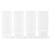 4 x frosted long drink glasses Ripple - Ferm Living