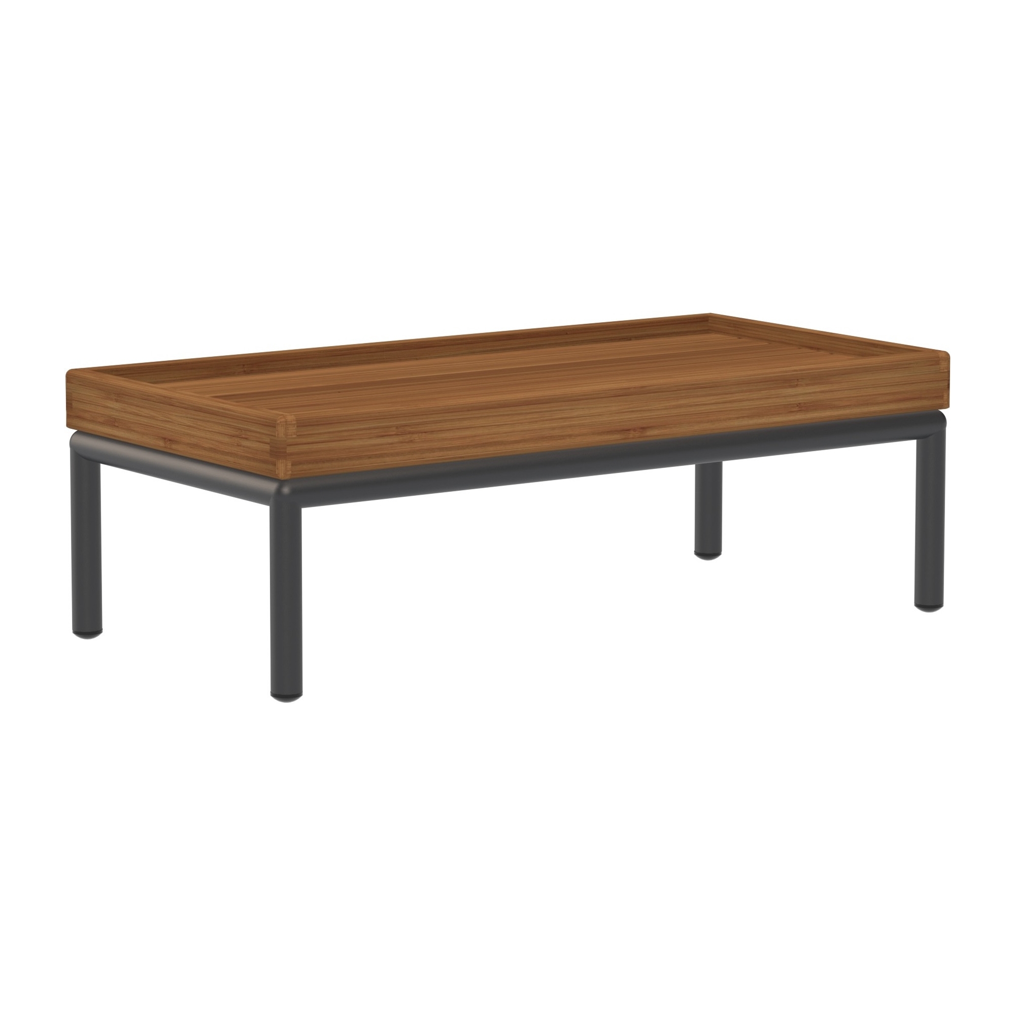 Level / Level 2 Coffee table – 40,5x81xH29cm – Dark Grey base - Houe