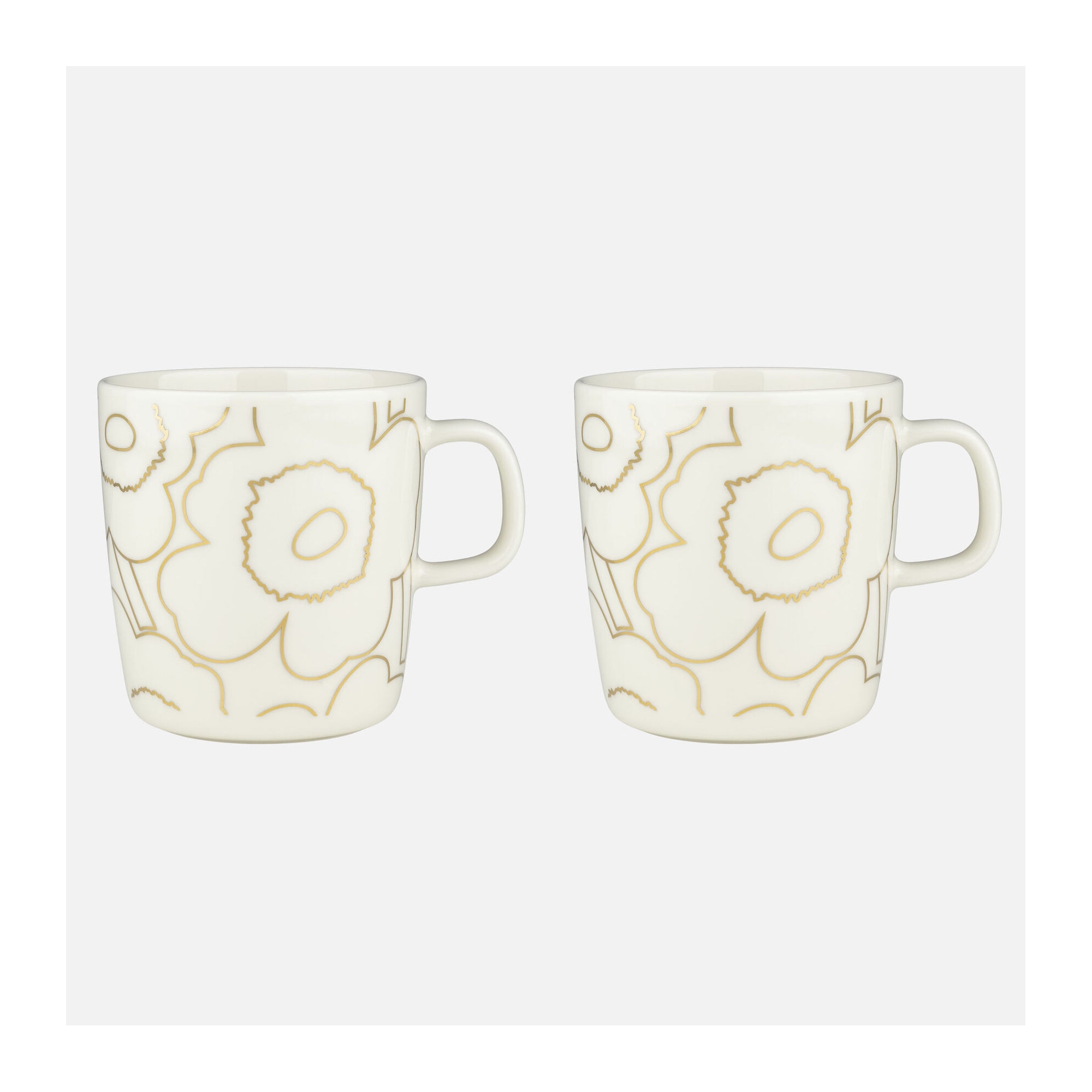 Piirto Unikko 120 mugs 4dl, 2 pcs - Marimekko