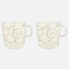 Mugs 4dl Piirto Unikko 120, 2 pcs - Marimekko