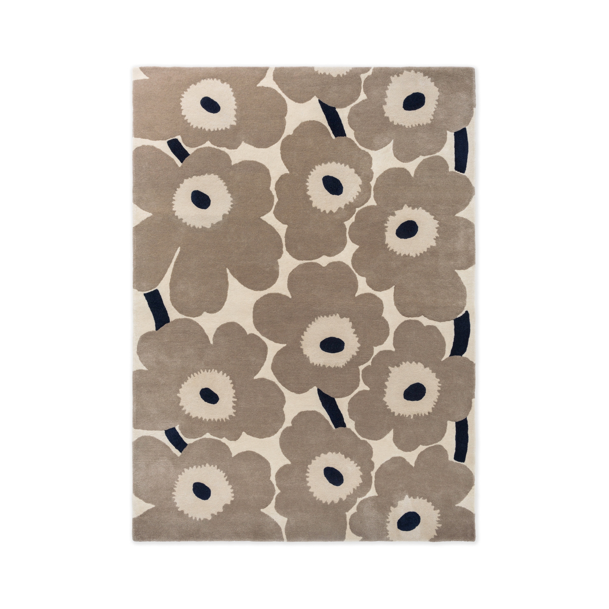 Tapis Unikko - Greige - 250 x 350 cm - Marimekko / Brink & Campman