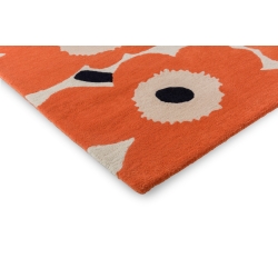 Unikko rug - Orange red - 140 x 200 cm - Marimekko / Brink & Campman