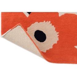 Unikko rug - Orange red - 140 x 200 cm - Marimekko / Brink & Campman