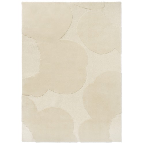 Tapis Iso Unikko - Blanc naturel - 140 x 200 cm - Marimekko / Brink & Campman