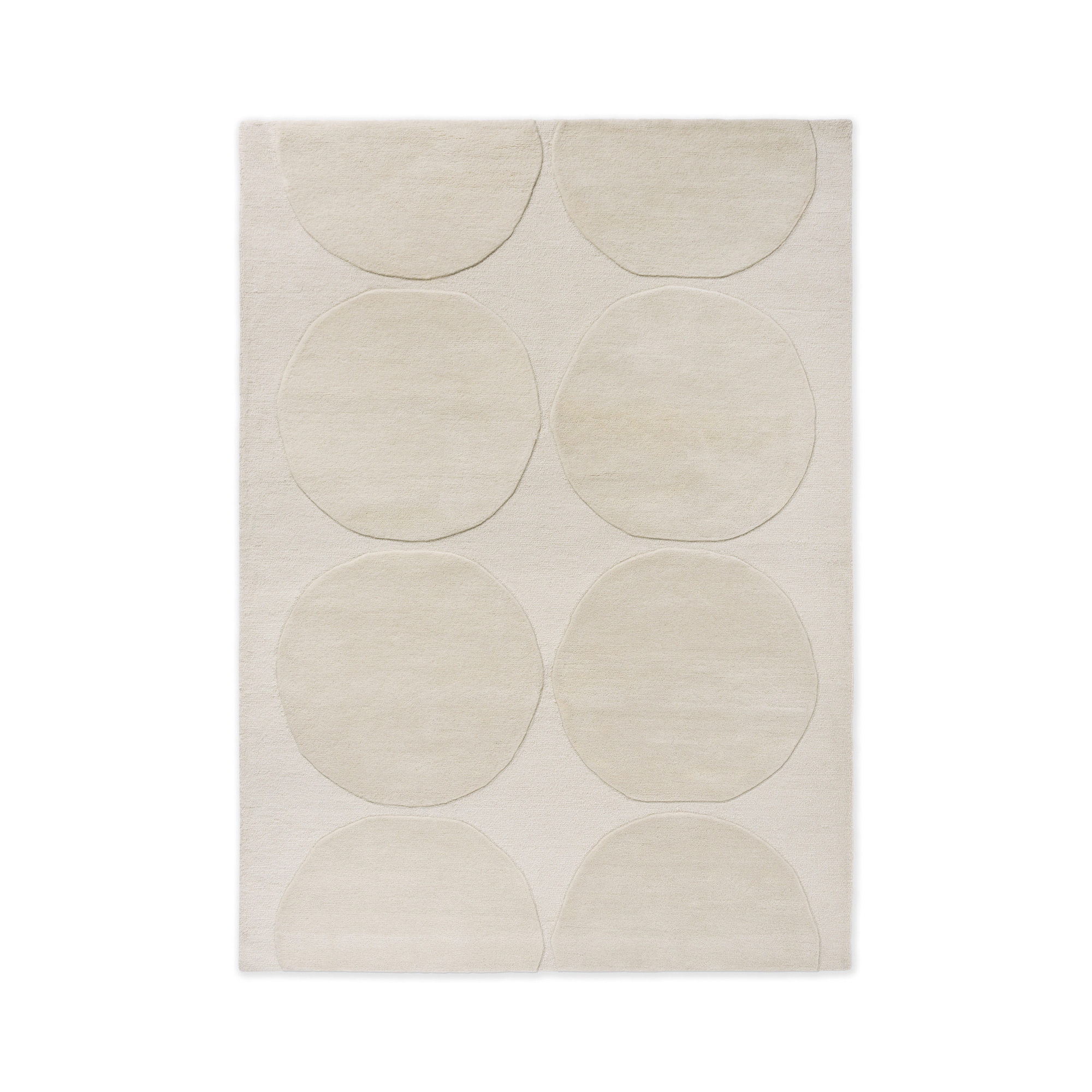 Isot Kivet rug - Natural white - 140 x 200 cm - Marimekko / Brink & Campman