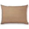 60x80 cm – Brown Cotton cushion – Check - Ferm Living