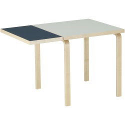 Table pliante DL81C – Linoléum vapeur / bleu fumé - Artek