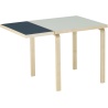 Table pliante DL81C – Linoléum vapeur / bleu fumé - Artek