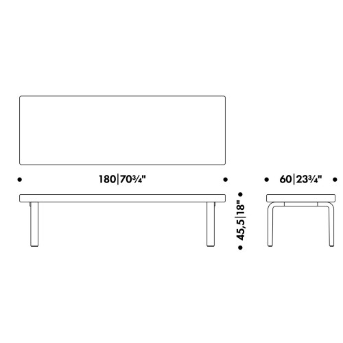 Bench 167 - Artek