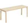 153A bench – Solid seat – Natural lacquered birch - Artek