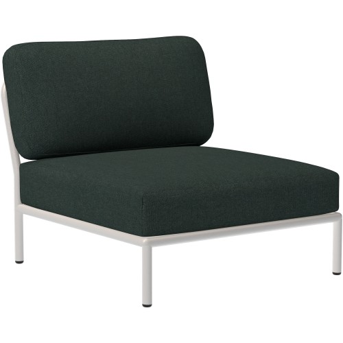 SOLD OUT – Level couch – Lounge chair / central module – Alpine Heritage + Muted White Base - Houe