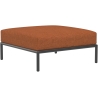 SOLD OUT – Level couch – Ottoman – Rust Heritage + Dark Grey base - Houe