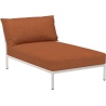 EPUISE – Canapé Level 2 – Chaise longue – Rust Heritage + Base Blanc écru - Houe