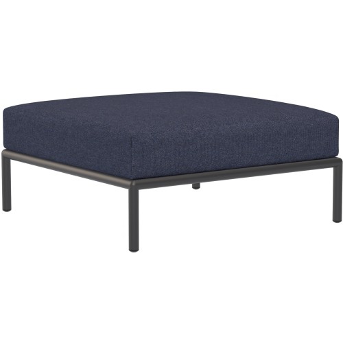 EPUISE – Canapé Level – Ottoman – Indigo Heritage + Base Gris foncé - Houe