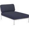 SOLD OUT – Level couch – Chaise longue – Indigo Heritage + Muted white base - Houe