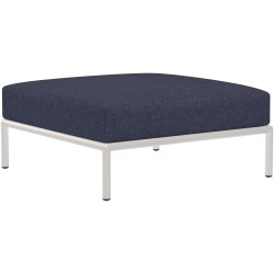 SOLD OUT – Level couch – Ottoman – Indigo Heritage + Muted white base - Houe