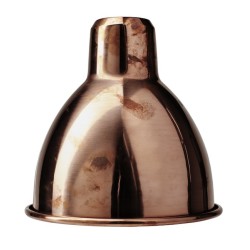 raw copper / copper inside round L - shade - DCW éditions