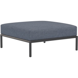 EPUISE – Canapé Level – Ottoman – Sky Heritage + Base Gris foncé - Houe