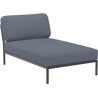 EPUISE – Canapé Level – Chaise longue – Sky Heritage + Base Gris foncé - Houe