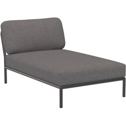 EPUISE – Canapé Level – Chaise longue – Slate Heritage + Base Gris foncé - Houe