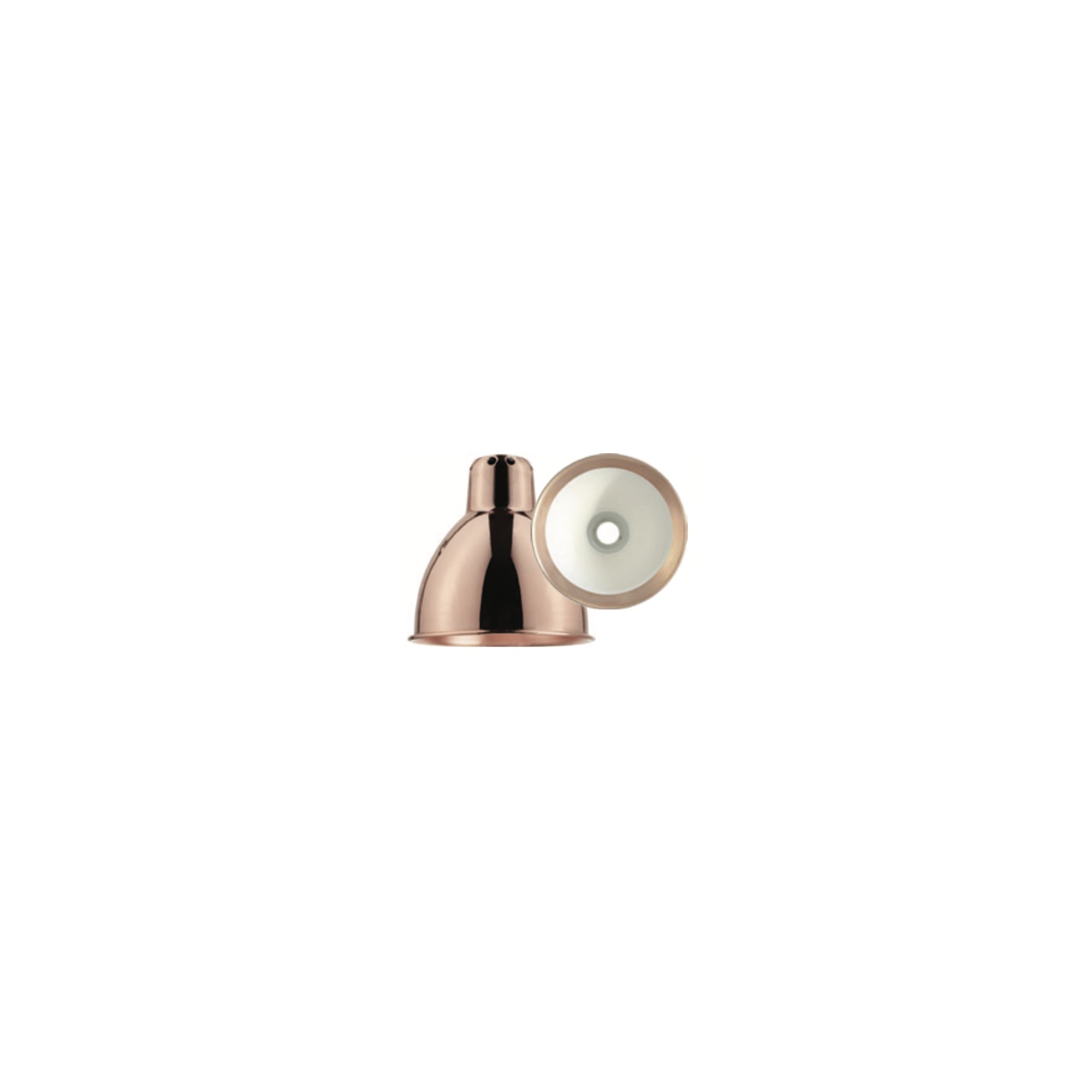 copper / white inside round L - shade - DCW éditions