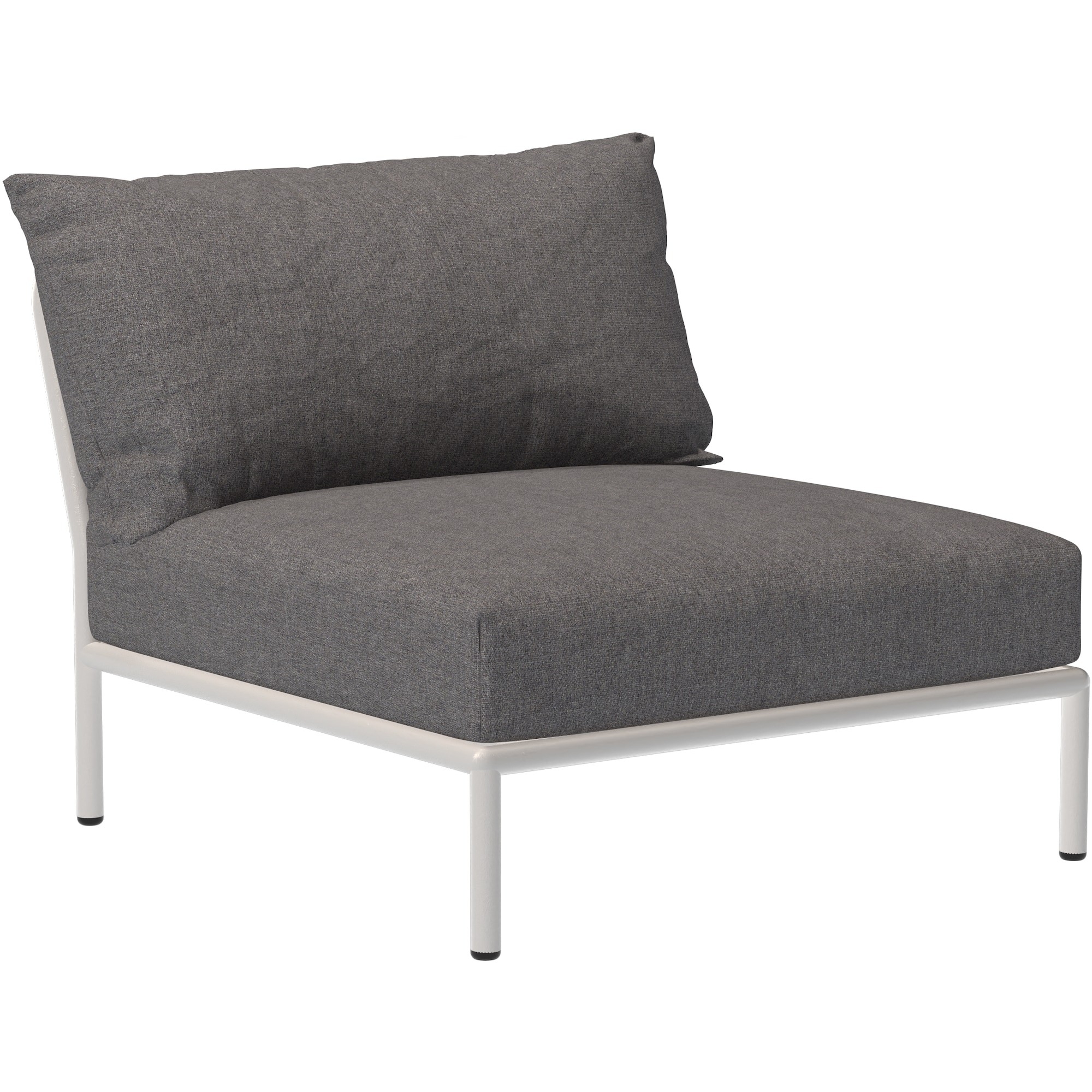 SOLD OUT – Level 2 couch – Lounge chair / central module – Slate Heritage + Muted white base - Houe