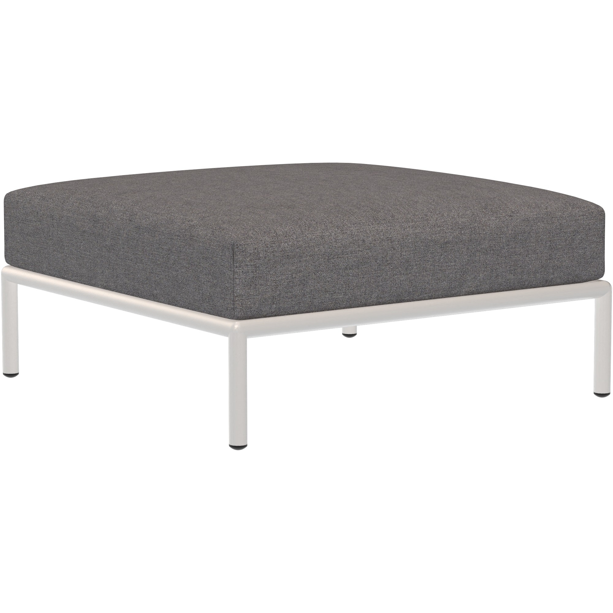 EPUISE – Canapé Level 2 – Ottoman – Slate Heritage + Base Blanc écru - Houe