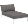 EPUISE – Canapé Level 2 – Chaise longue – Slate Heritage + Base Blanc écru - Houe