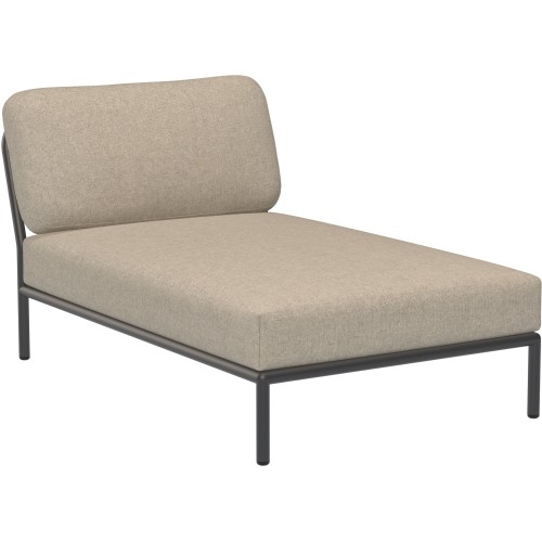 SOLD OUT – Level couch – Chaise longue – Papyrus Heritage + Dark Grey base - Houe