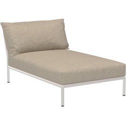 SOLD OUT – Level 2 couch – Chaise longue – Papyrus Heritage + Muted white base - Houe