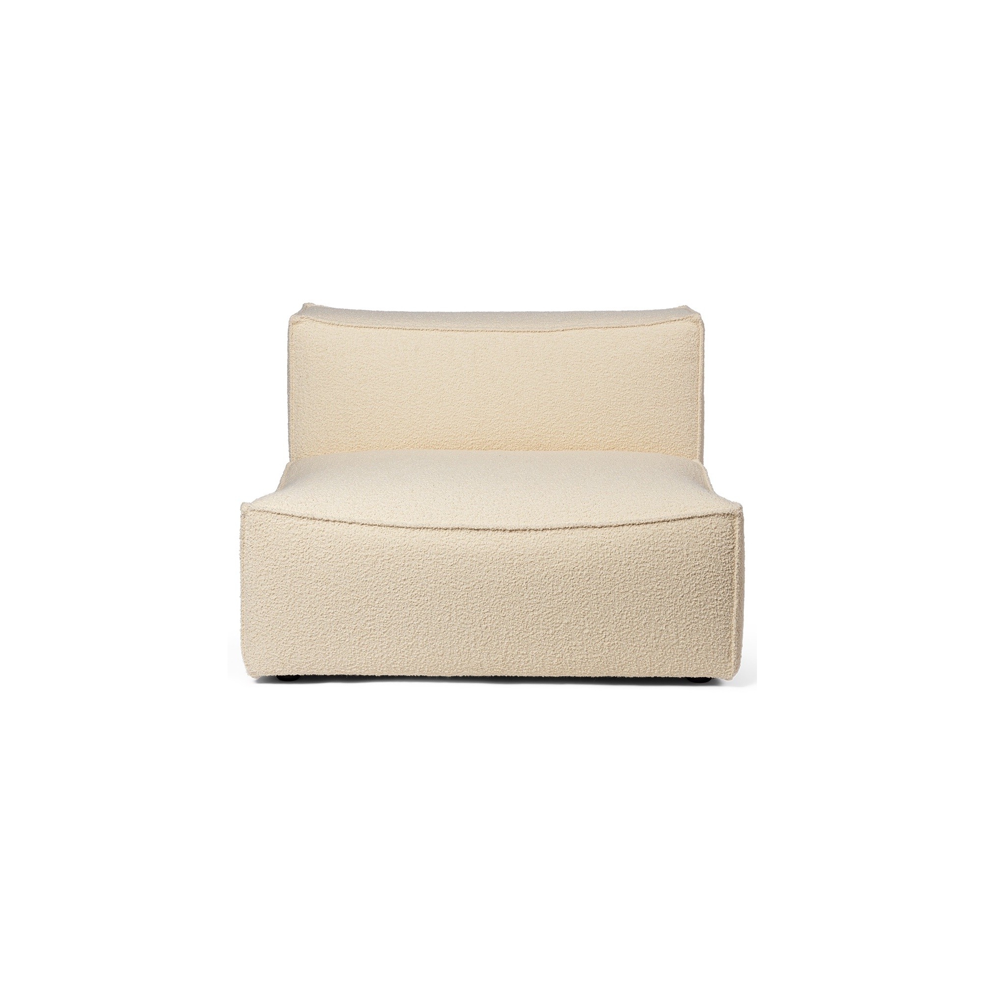 Center module L100 - Nordic bouclé off-white – CATENA Sofa - Ferm Living