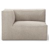 Armrest end module left L400 - Confetti bouclé – CATENA Sofa