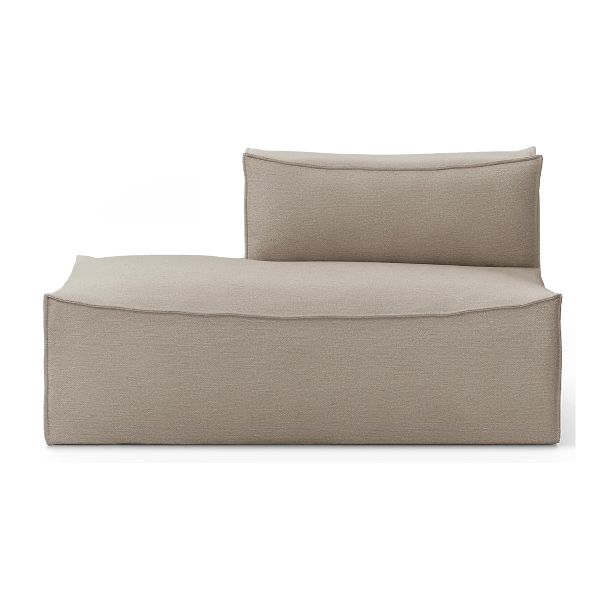 Exterieur ouvert gauche S300 - Cotton linen Naturel – Canapé CATENA - Ferm Living