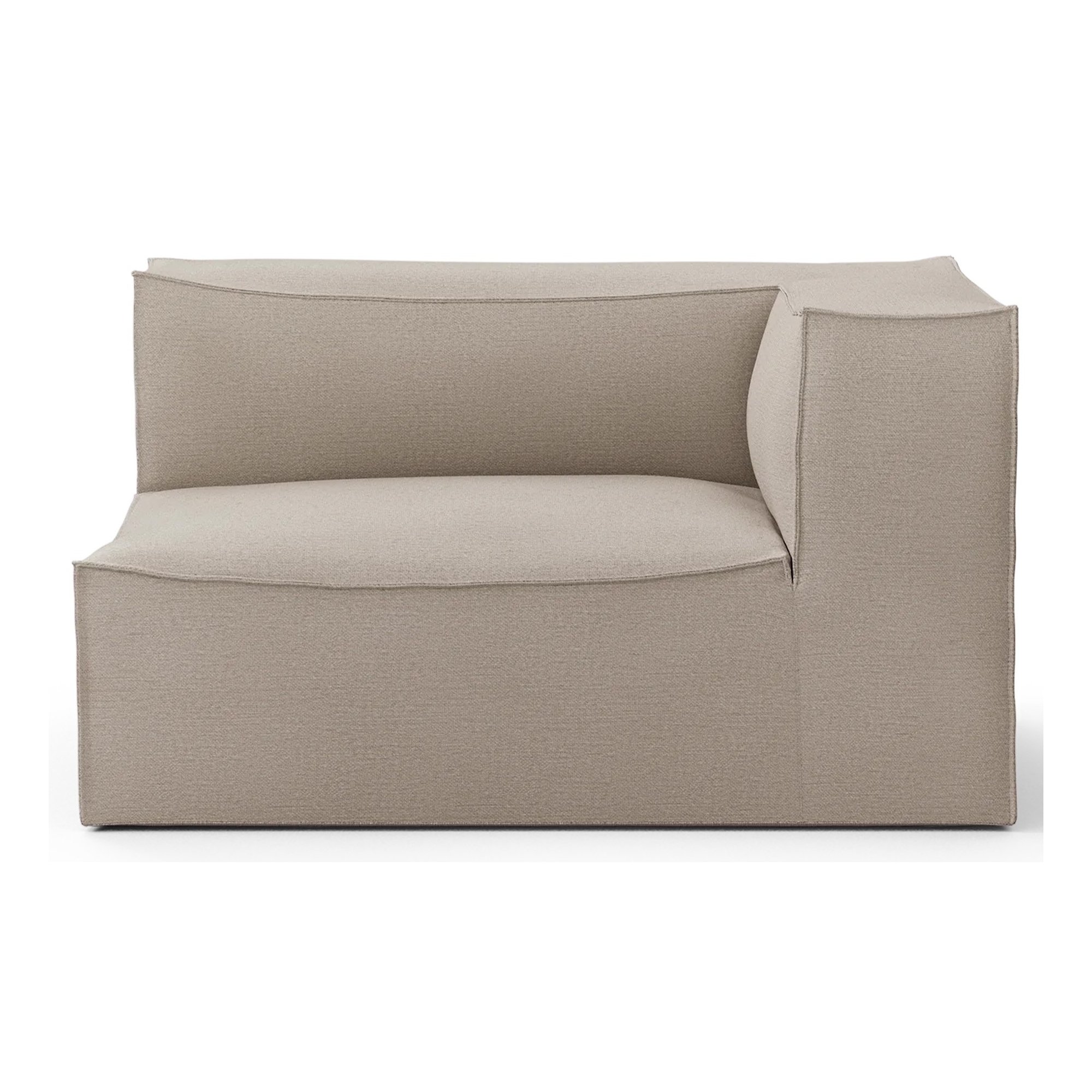 Armrest end module right L401 - Cotton linen Natural – CATENA Sofa