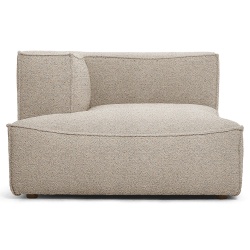 Chaise longue gauche L600 - Confetti bouclé – Canapé CATENA - Ferm Living