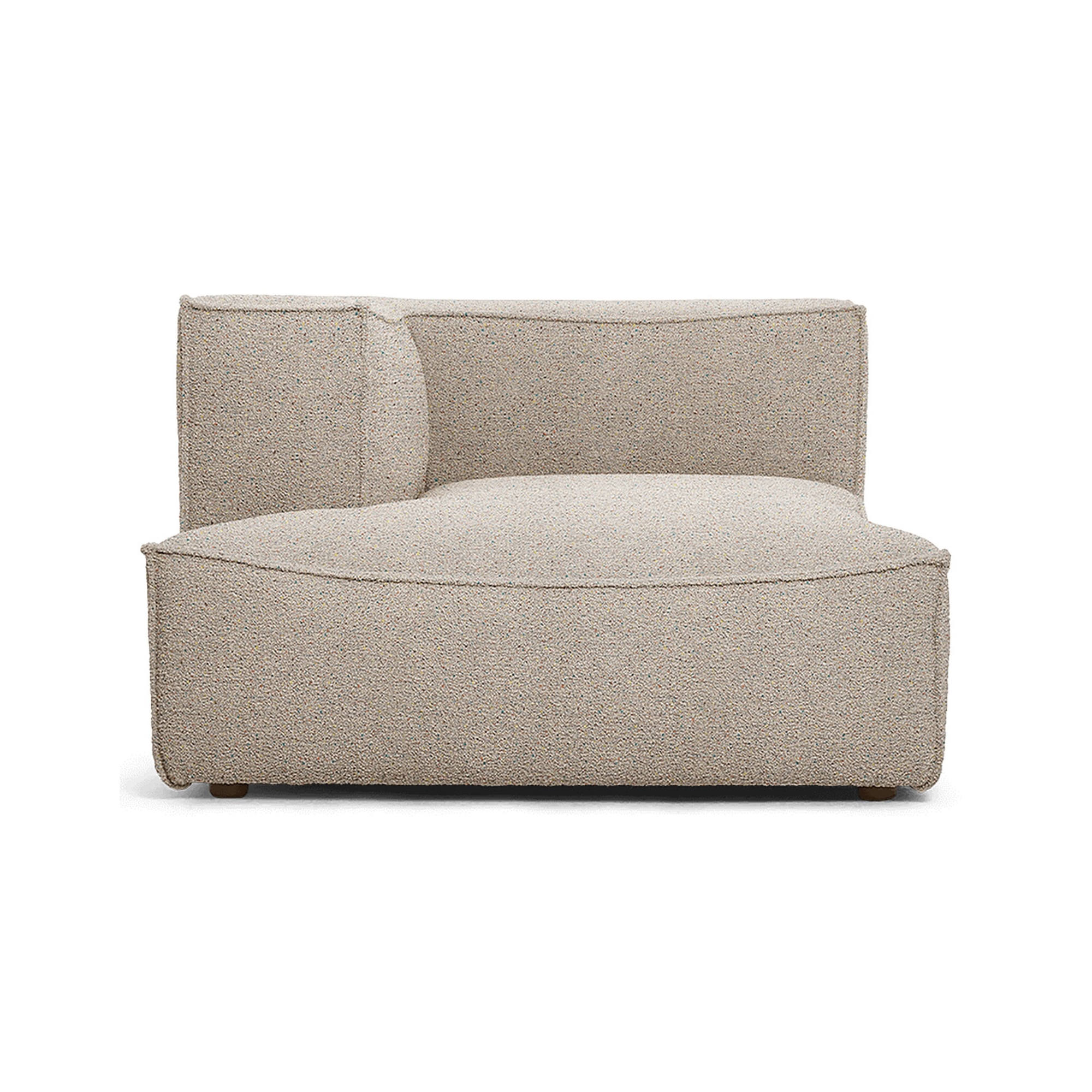 Chaise longue gauche L600 - Confetti bouclé – Canapé CATENA - Ferm Living